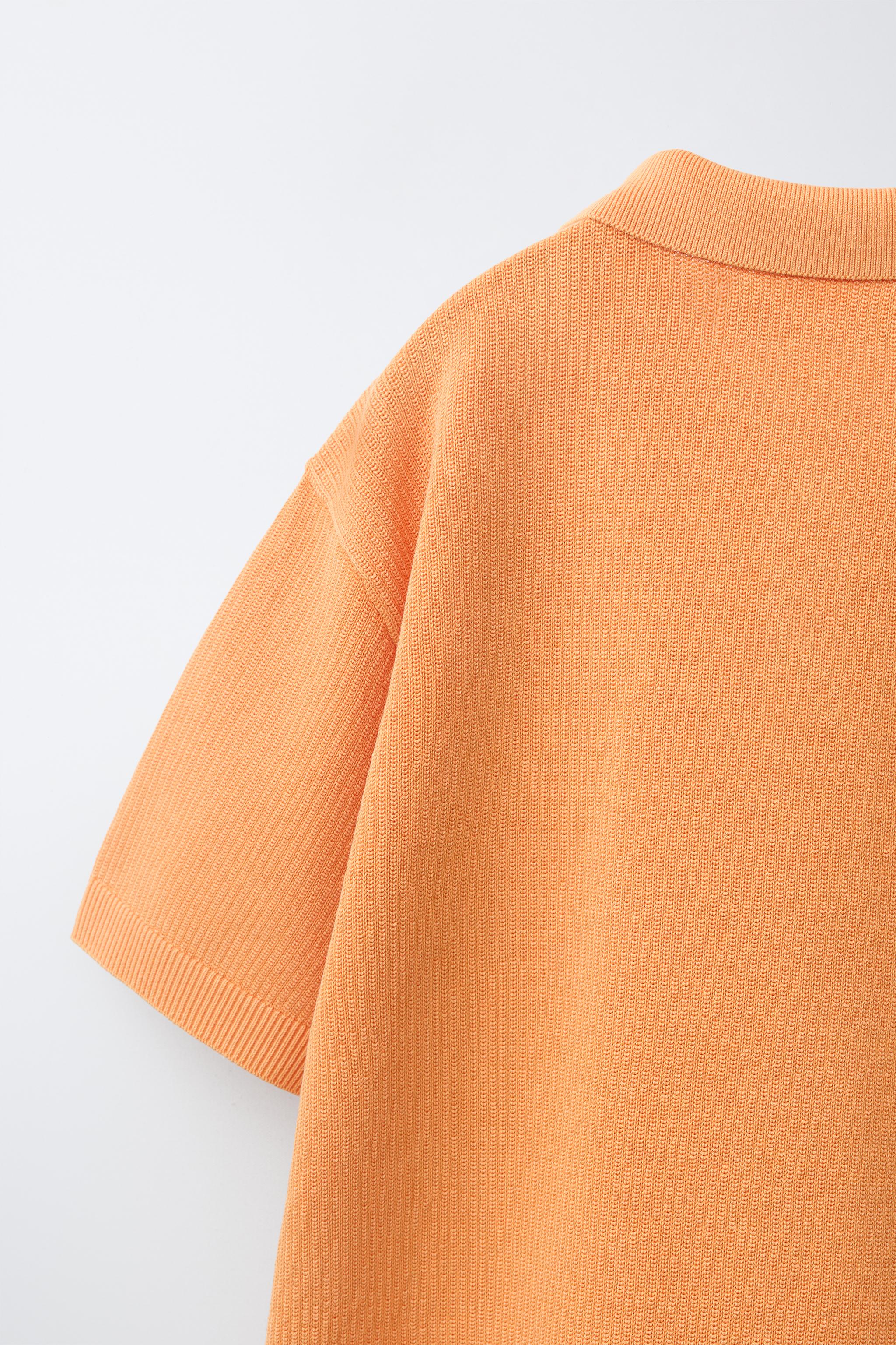 PLAIN TEXTURED POLO SHIRT